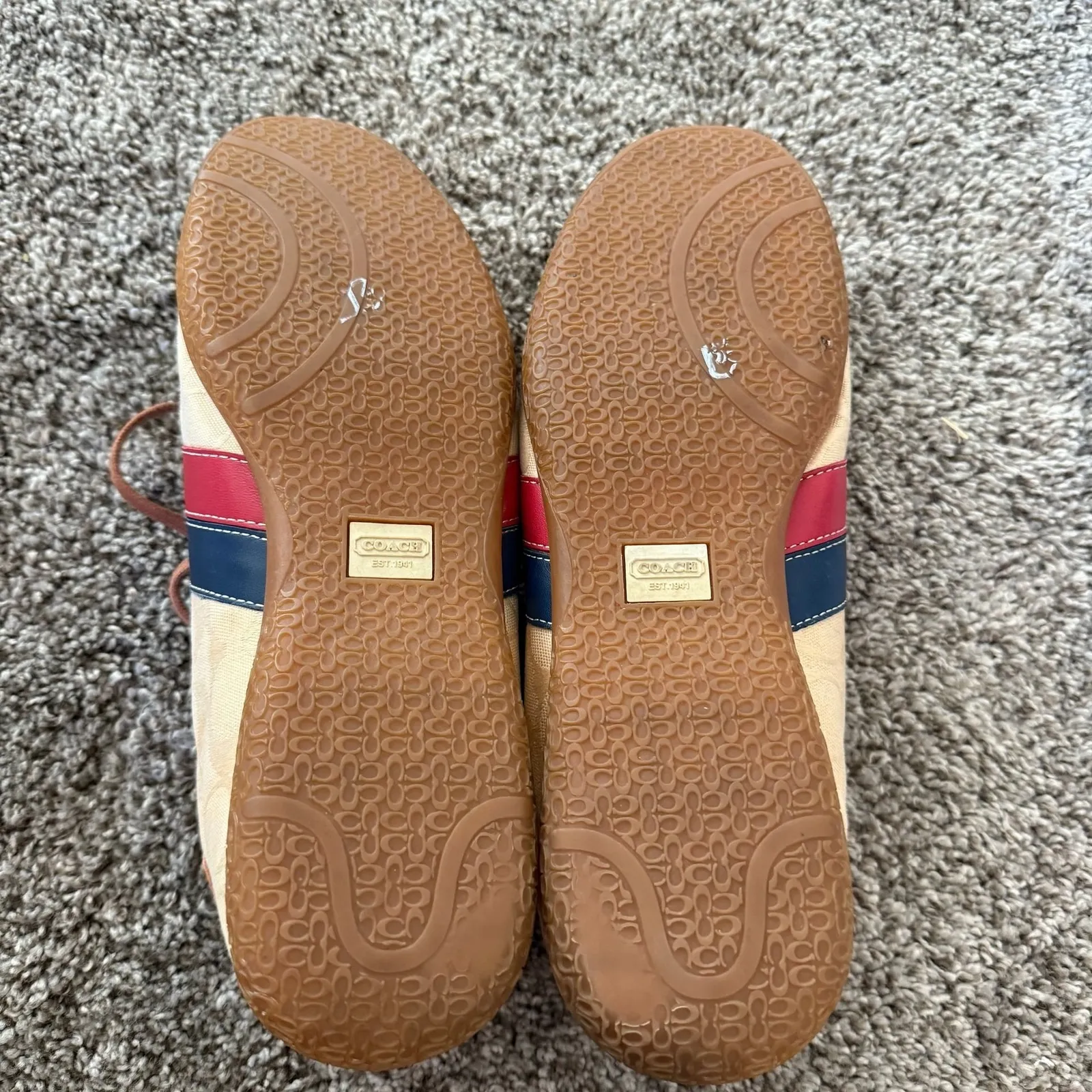 Vintage COACH Sonia‎ Sneakers Shoes Women's Size 11 golf summer sport - Image 8