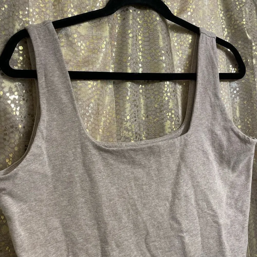 Abercrombie & Fitch Brown Cotton Seamless Fabric Tank Bodysuit, XXL - Image 3