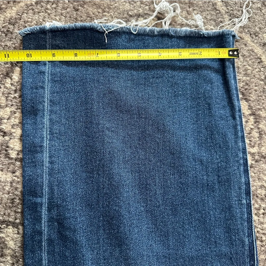 Hidden Denim Women’s Size 28 Blue Wash Nori Cropped Wide Leg Jeans - Image 13