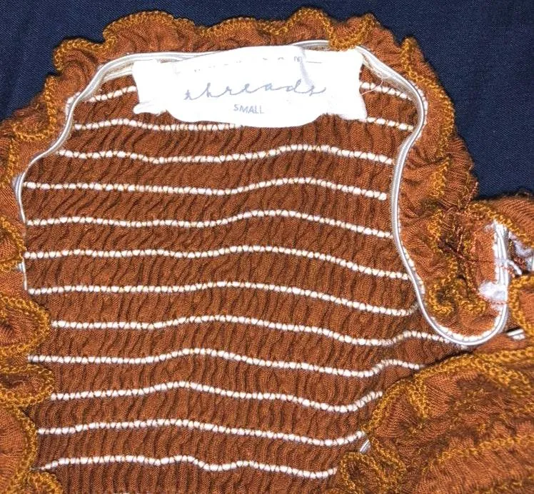 American Threads Rust Tube Top - Image 3