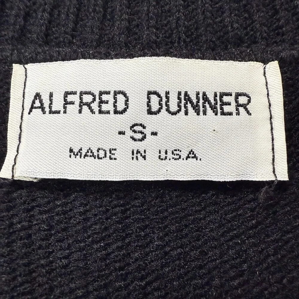 Vintage Alfred Dunner Vest S Argyle Sweater Gold Button Academia Preppy USA Made - Image 6
