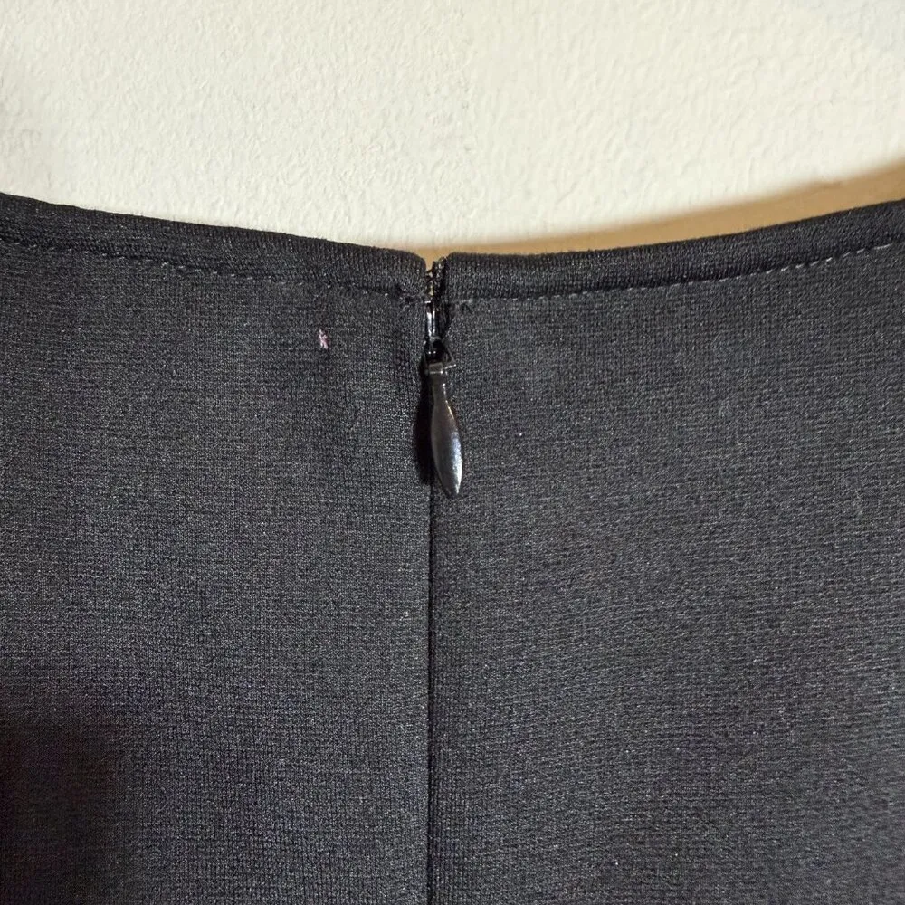 Pendleton Sheath Pencil Knee Length Dress Women's 14 Black Career Professional - Image 9