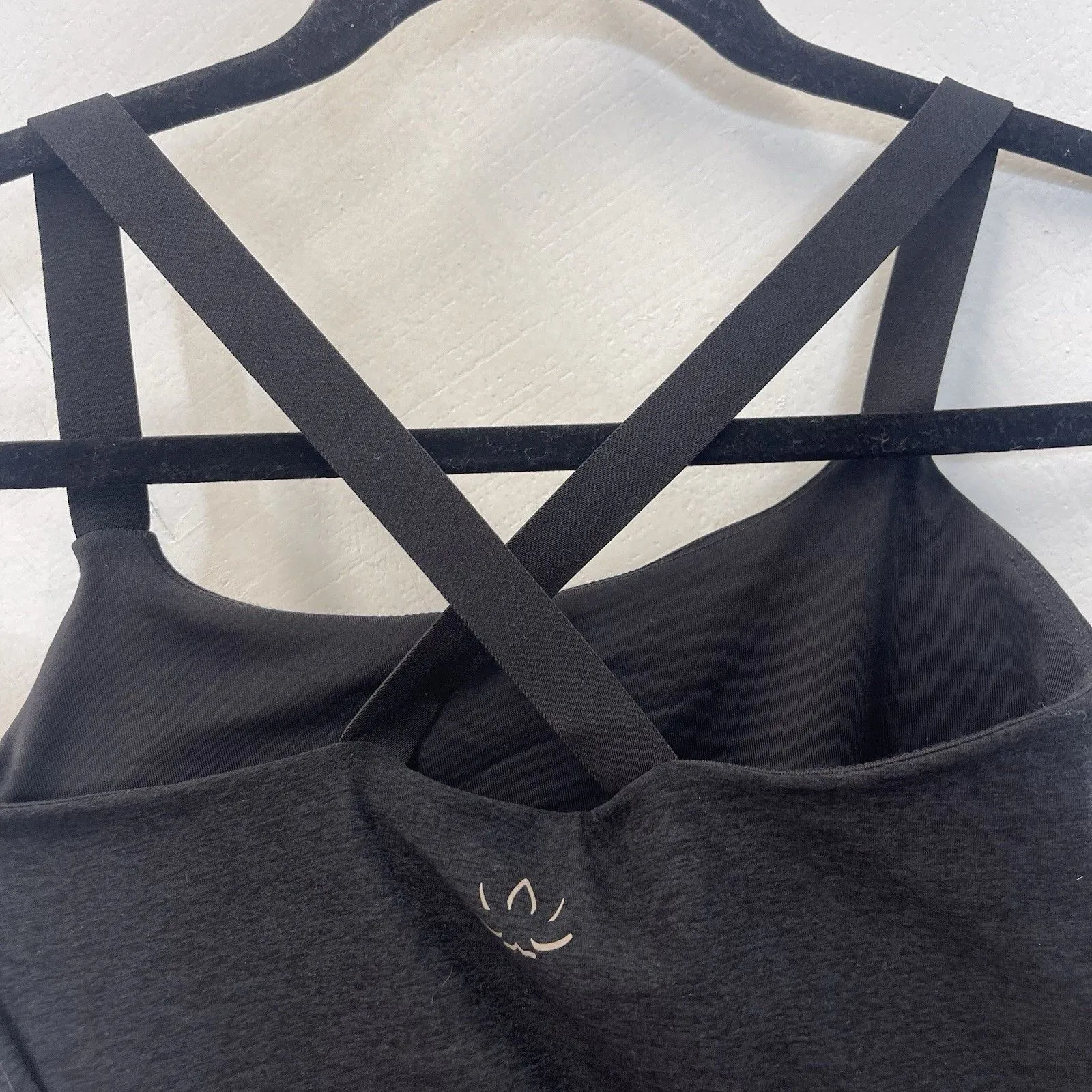 Beyond Yoga XS Spacedye Move It Active Dress in Black Charcoal w/ Shorts - Image 5