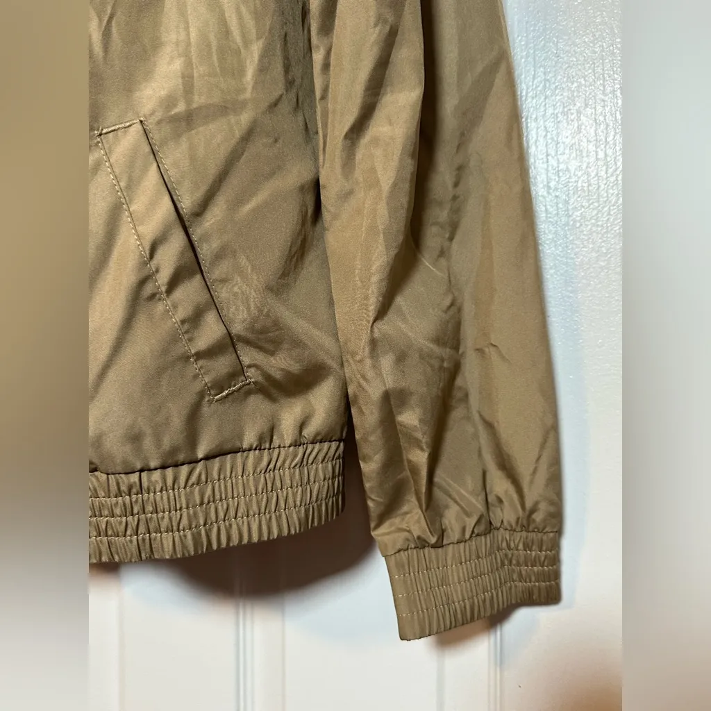 Tan Rose Empyre Streetwear Clothing Windbreaker Full Zip Luxury Jacket Medium - Image 7