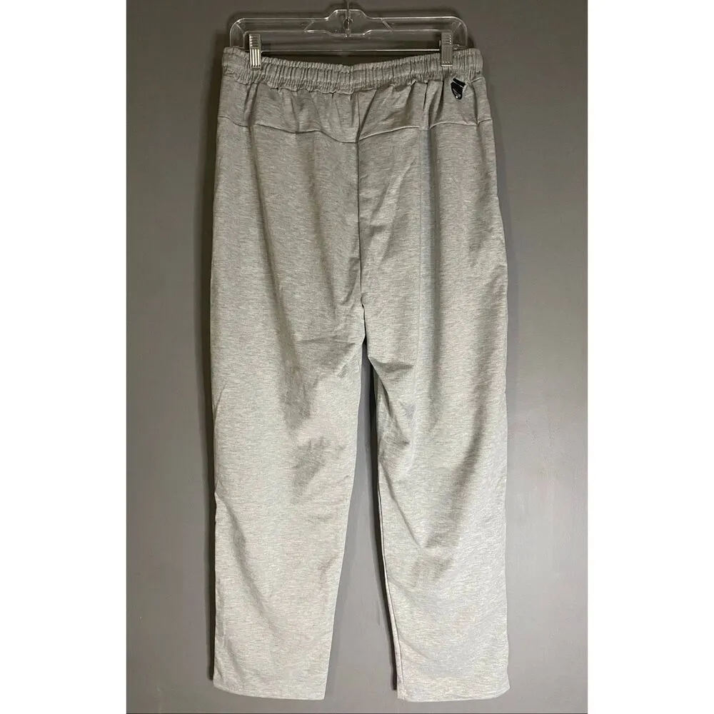 New Sport Grey Quick Dry Athletic Sweat Pants Zipper Pockets Size M NWOT Gray Size M - Image 5