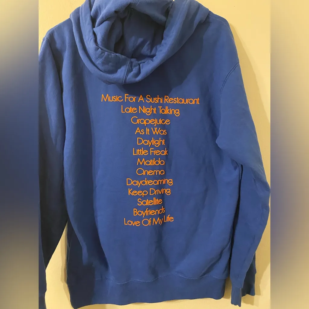 Harry Styles Love On Tour Royal Blue‎ House Hoodie Unisex Mens Size Small - Image 2