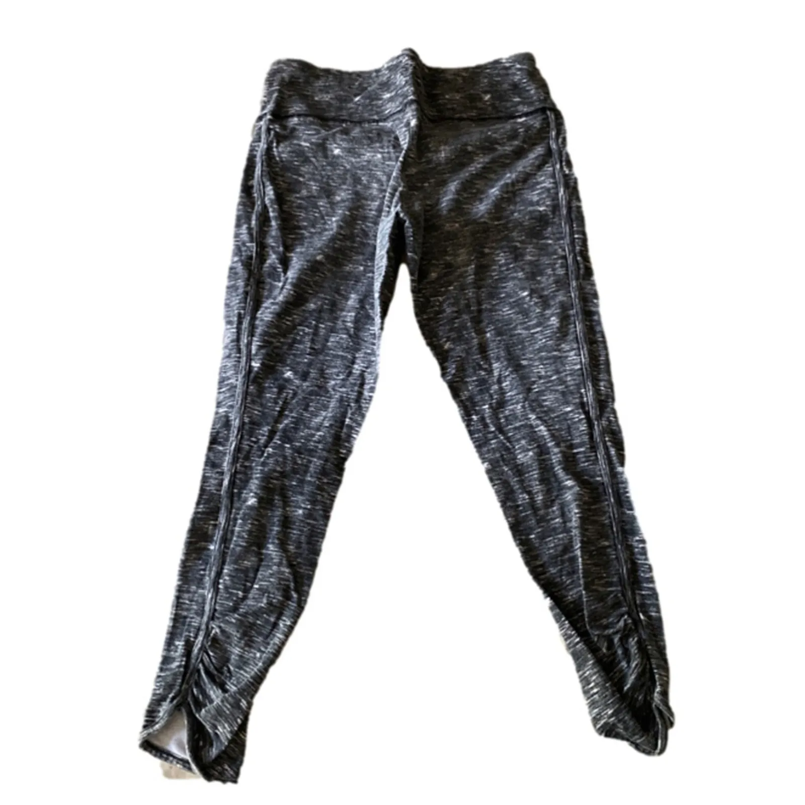 Athleisure Minimalist Gray Marled Leggings Mossimo M Size undefined - Image 6
