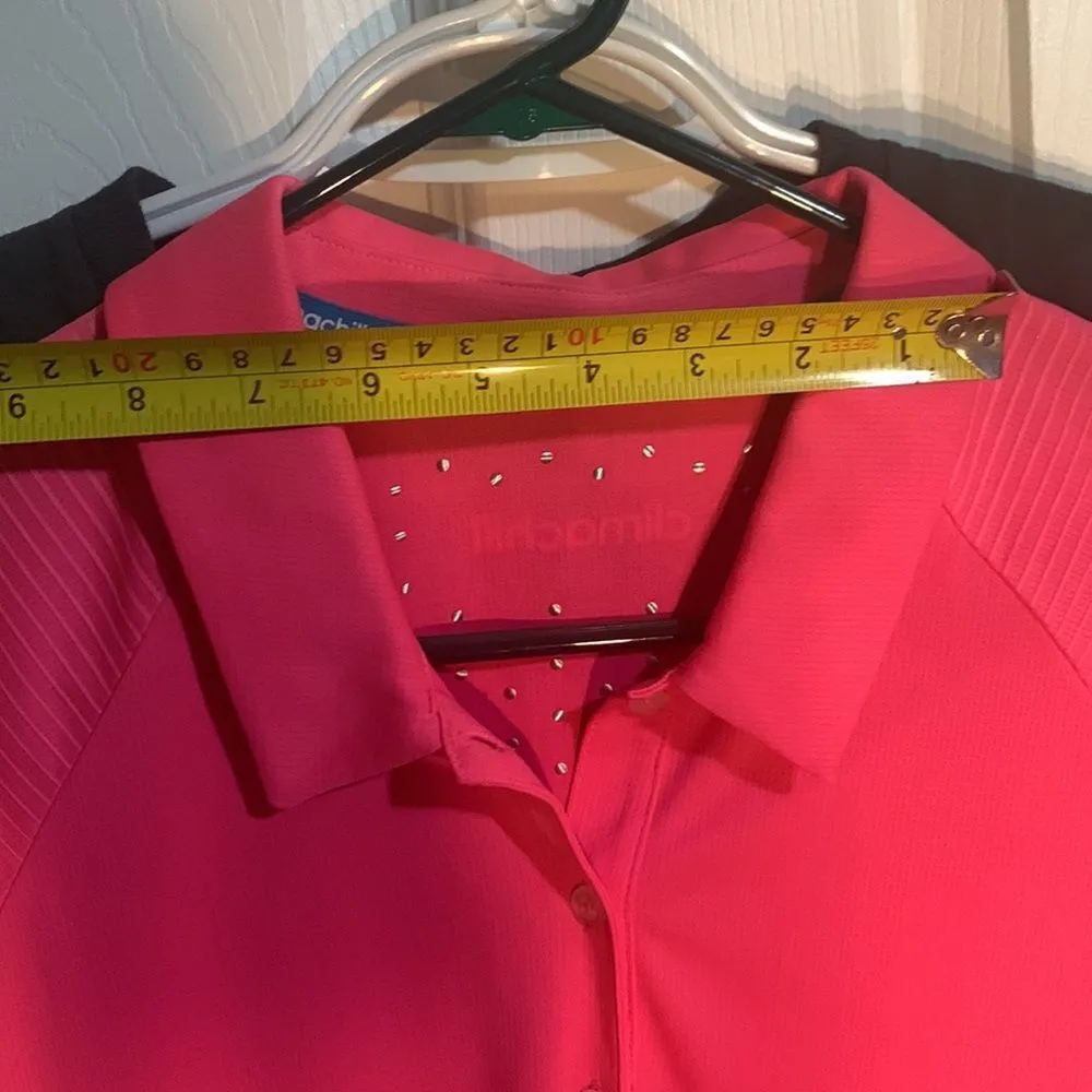 Adidas Climachill Pink Shirt for Running Size L. Shoulder to wrist 29 inch Vinta - Image 10