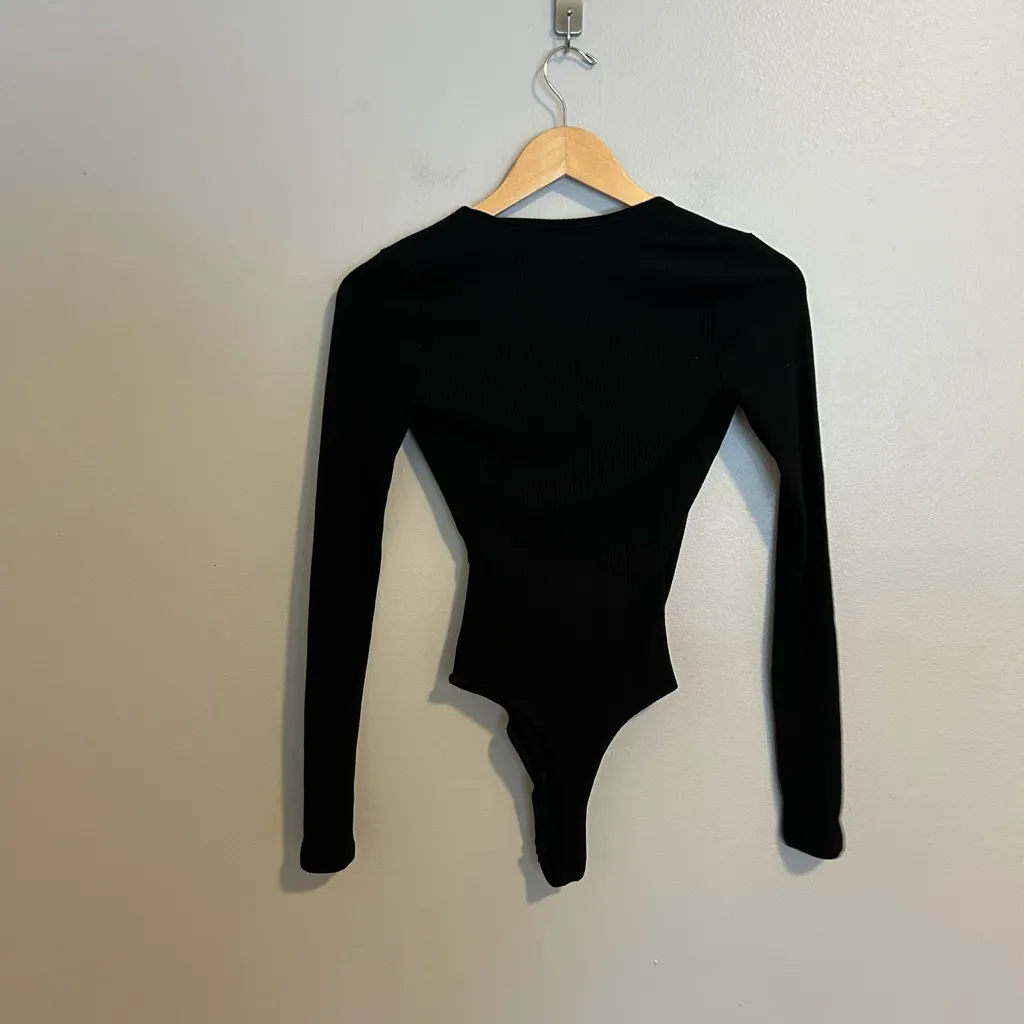 Reformation Becky Bodysuit in Black size XS - Image 5