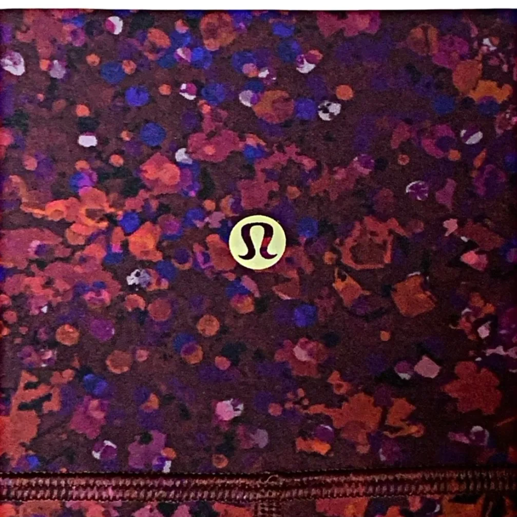 Lululemon Wunder Under High Rise Leggings 25" Ornemental Floral Multi Size 6 - Image 9