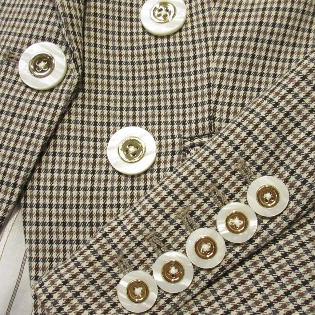 Veronica Beard Faithon Dickey Blazer in Camel Multi Crochet Trim Jacket 0 - Image 3