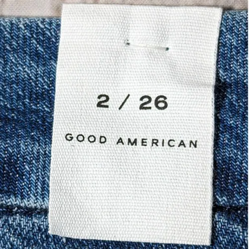 Good‎ American Good Classic Raw Hem Jeans 2/26 NWT - Image 8