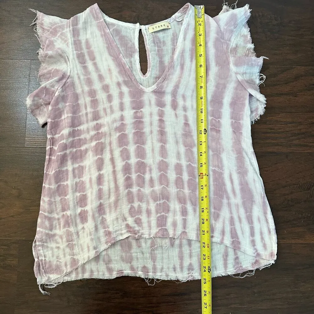 Stark X cream & purple tie - Image 11