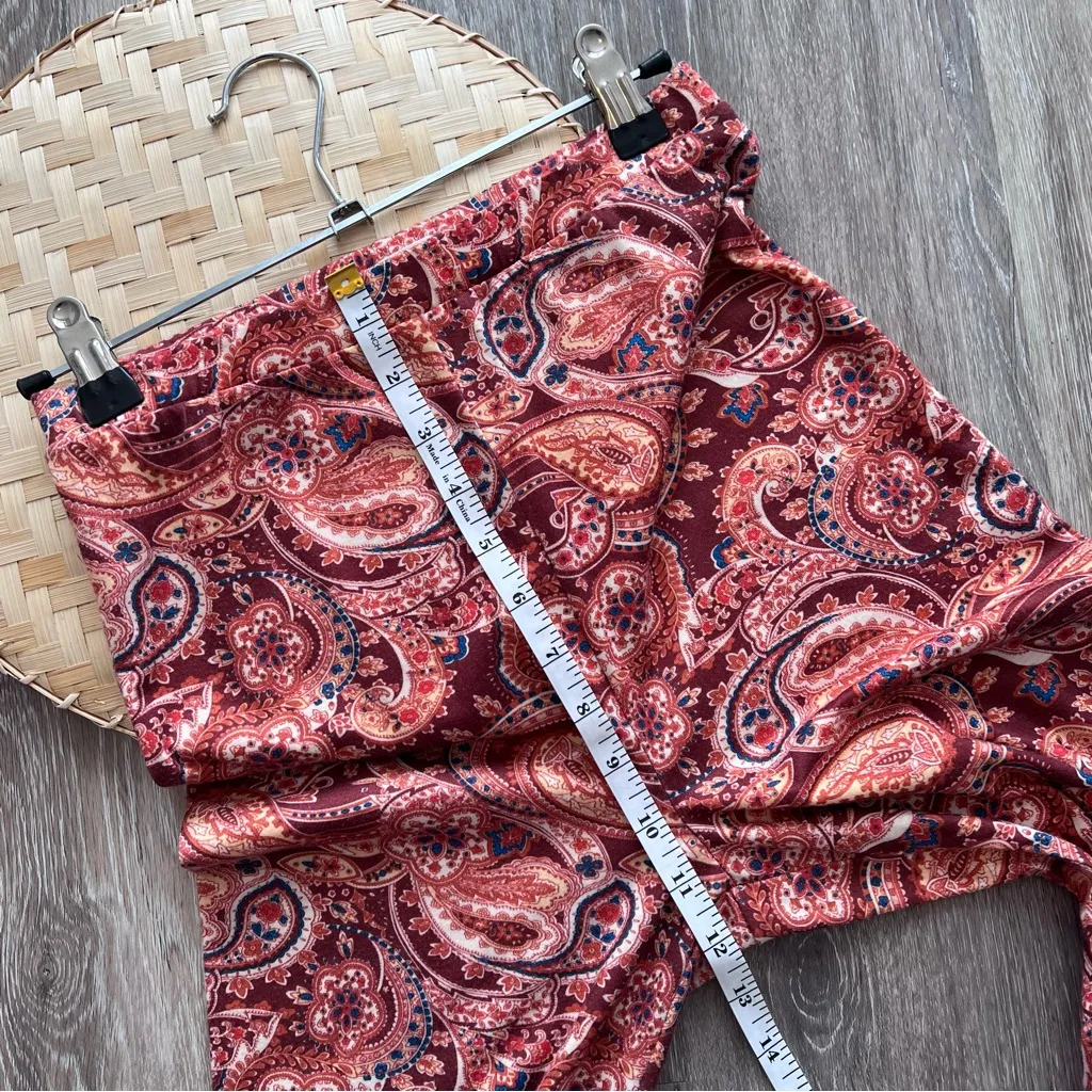 Natural life paisley flare pull on‎ pants - Image 3