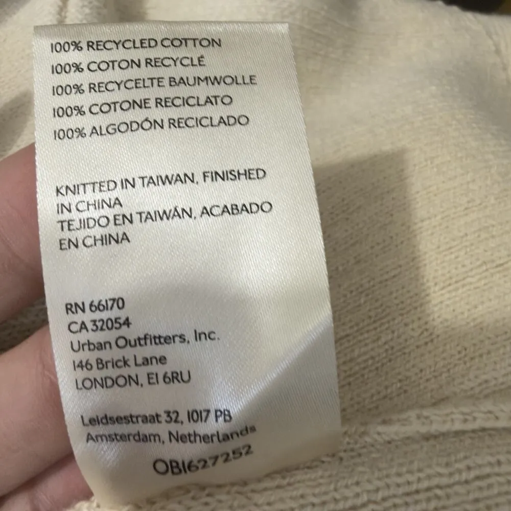 Free People We The Free Desert Knit Blazer Oversized Women Beige Size M - Image 15