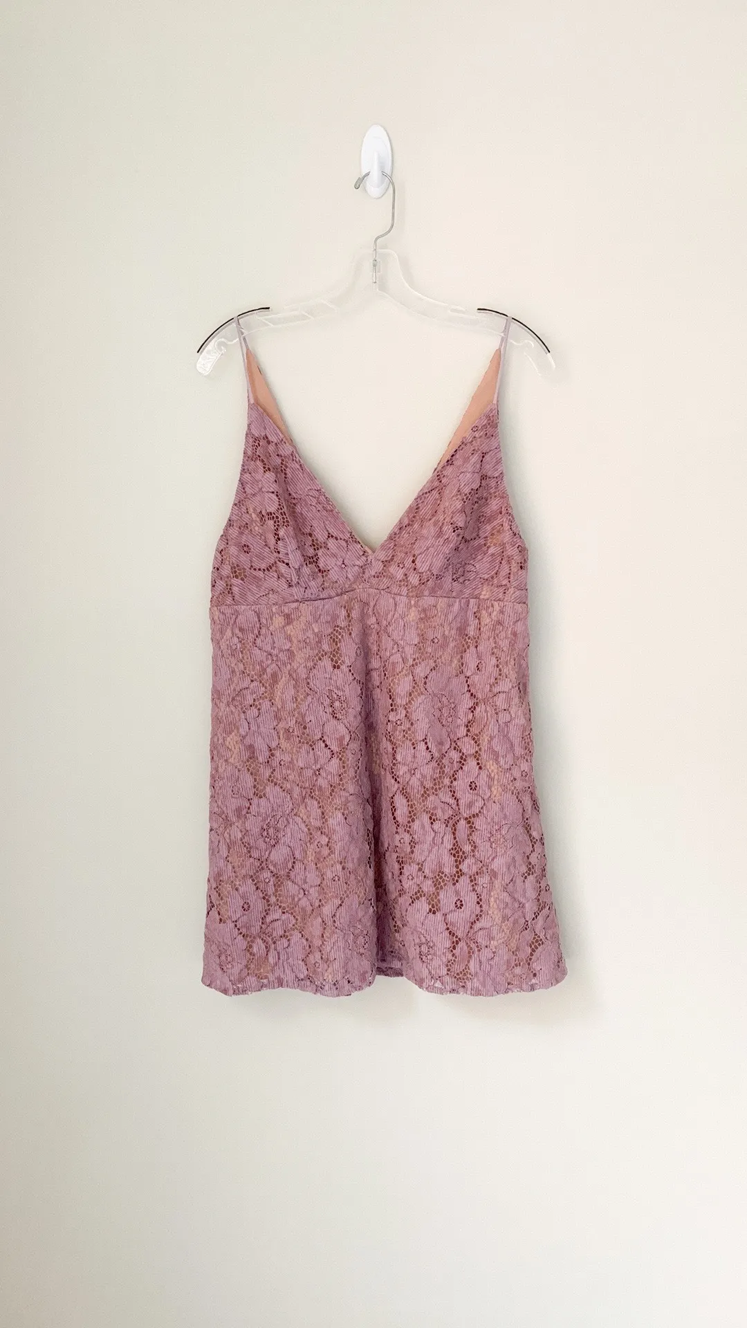 Dangerous Love Lace Mini Dress in Purple Size 10 - Image 4