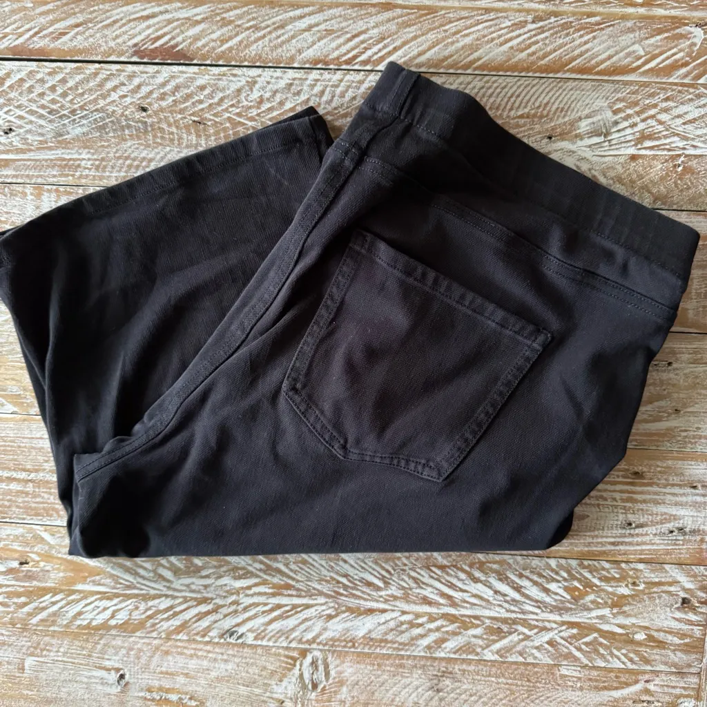 🖤Faded Glory Black Stretch Shorts 2X | Comfy Pull-On with Back Pockets🖤 ~XXL - Image 4