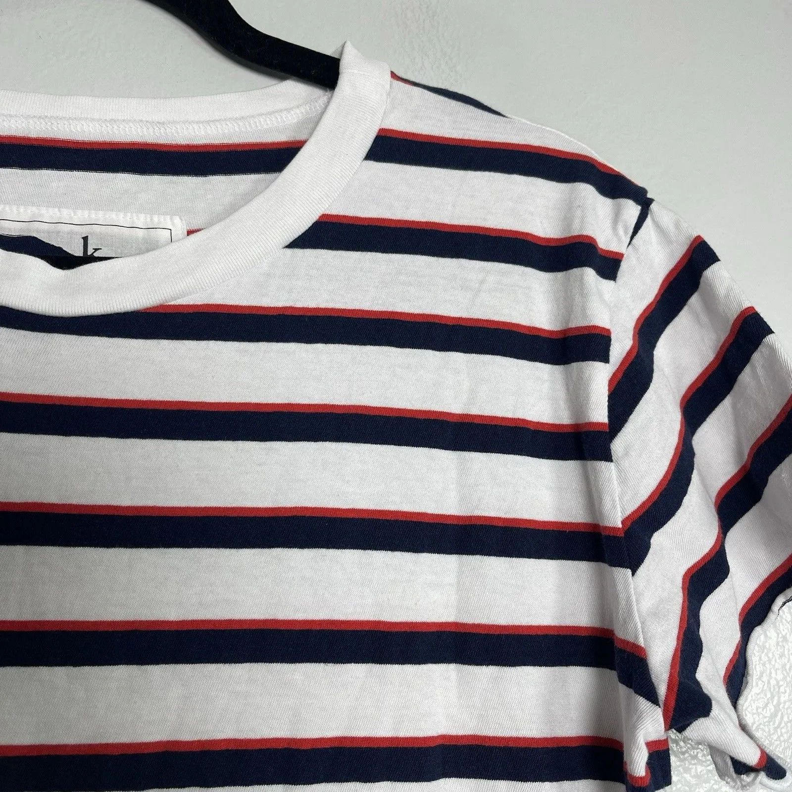 FRANK & EILEEN Harper Perfect Tee Maxi Dress Small Red White Blue NEW America - Image 4