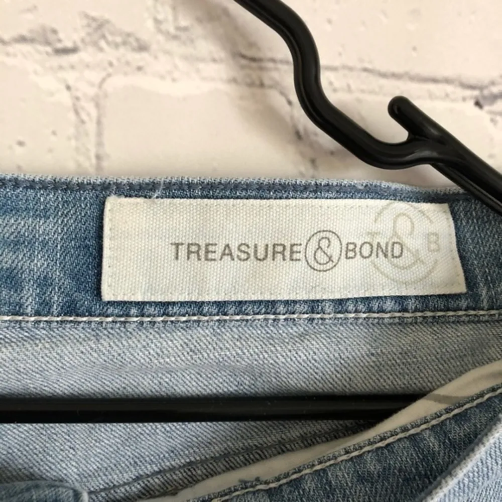 TREASURE & BOND Destroyed Boyfriend Jeans Size 27 - Image 8