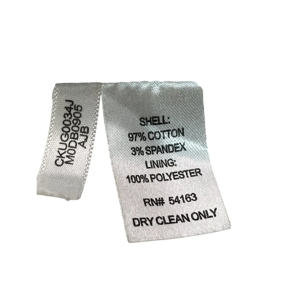 Calvin Klein Size 10  Black/White Cotton Blend Sleeveless Dress 30d - Image 8