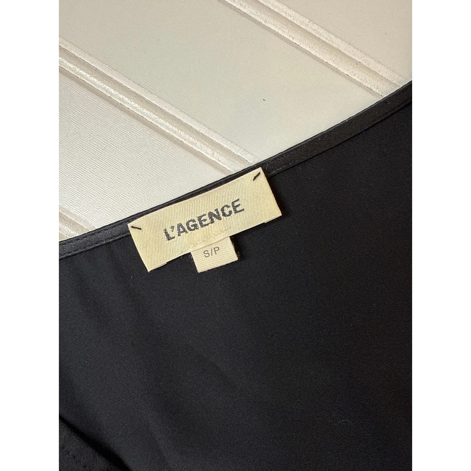 NWOT L’AGENCE Lucinda Jumpsuit Black V-Neck Sleeveless Silk Party NO BELT Size S - Image 5