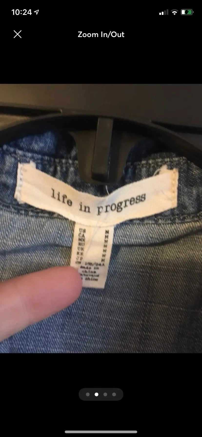 Life in Progress Medium Plaid Button Down - Image 4