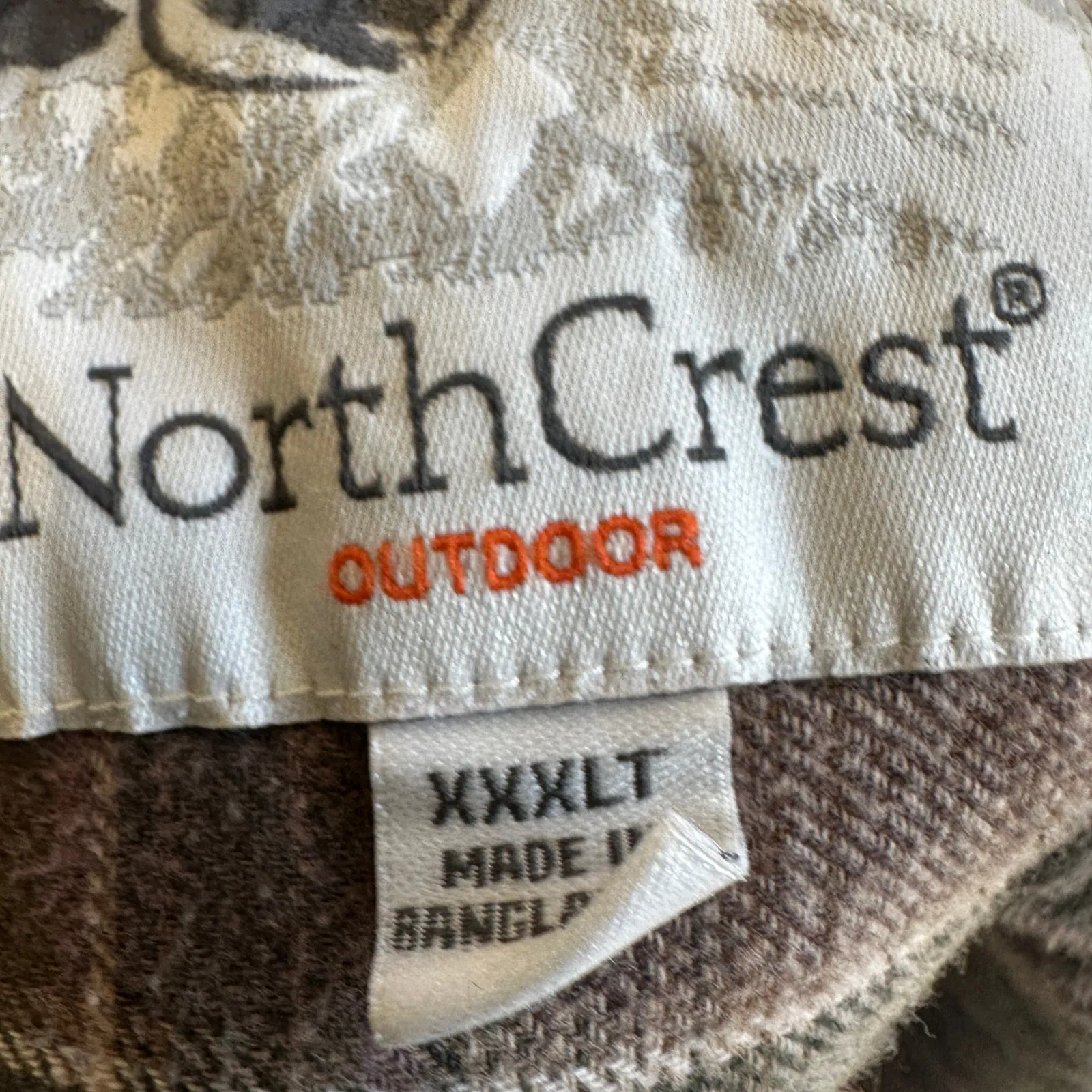 University of Montana Grizzlies Plaid Flannel Shirt XXXL Crop Griz Football UM Red Size undefined - Image 5