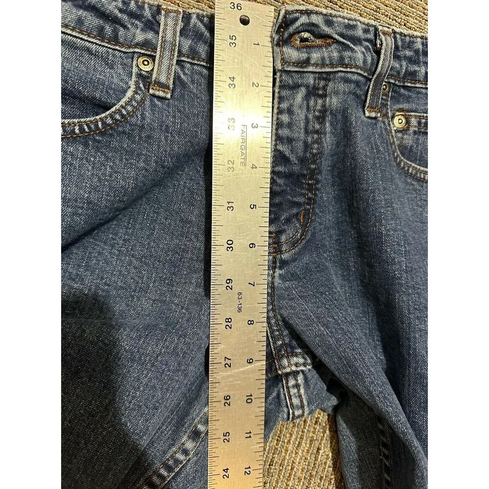 Harley Davidson MotorcycleJeans Blue Denim Women’s Size 4 Bootcut~Missing Button - Image 10