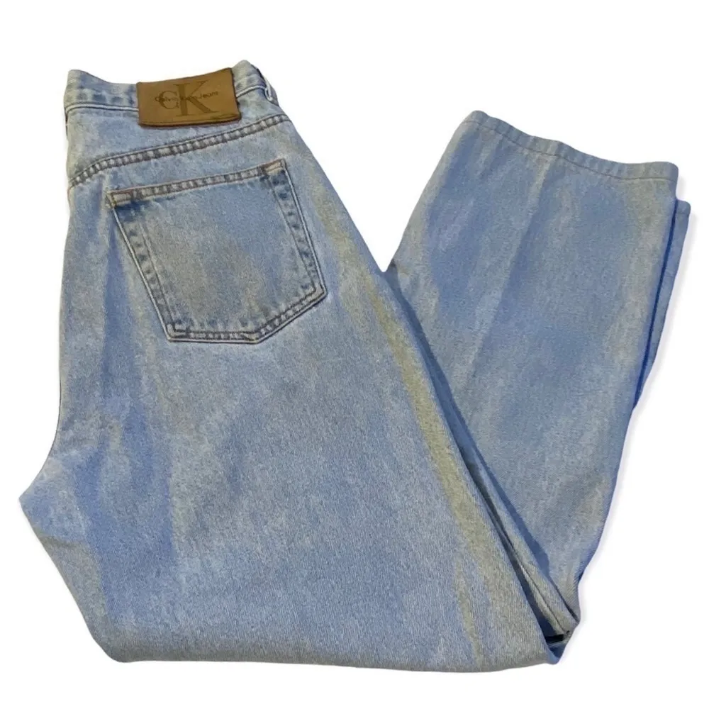 Vintage Calvin Klein Jeans Easy Fit Zipper Fly Jeans Denim 10 Short - Image 10