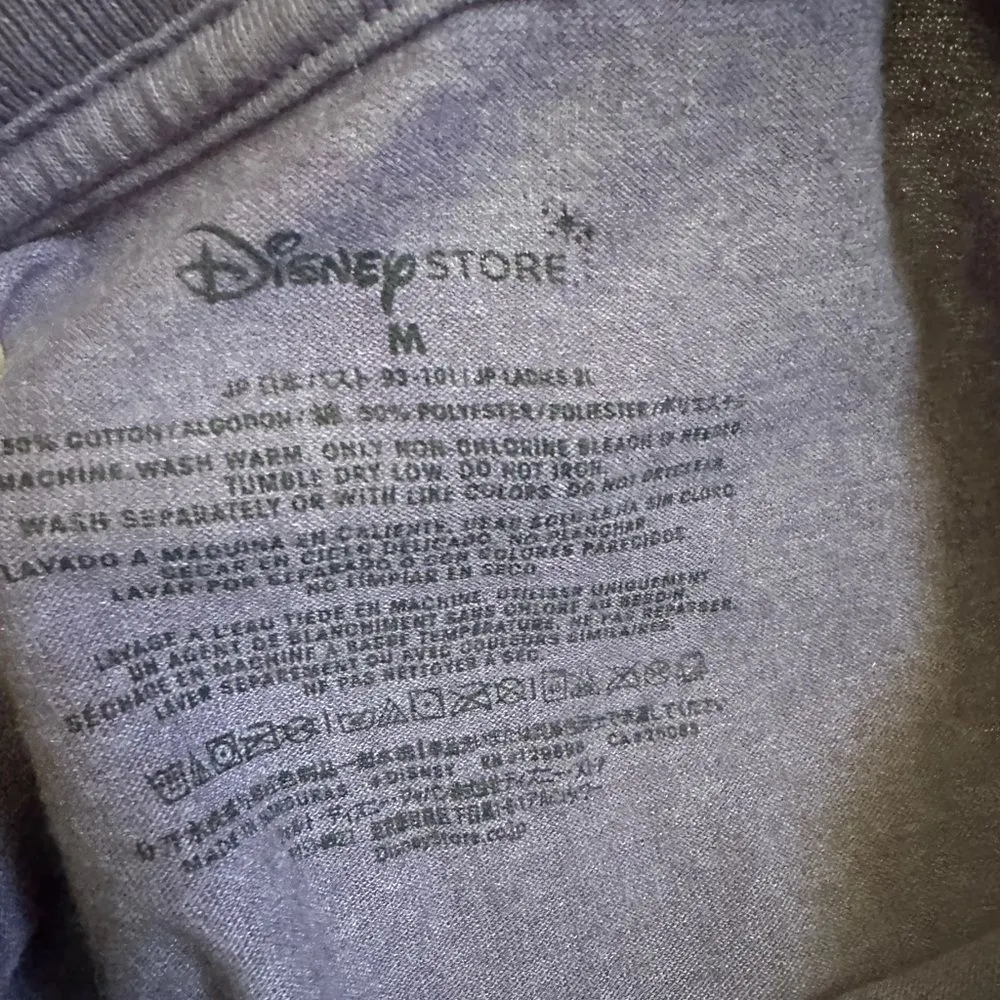 Disney Store Winnie the Pooh Eeyore Purple Short Sleeve Graphic T Shirt - Image 3