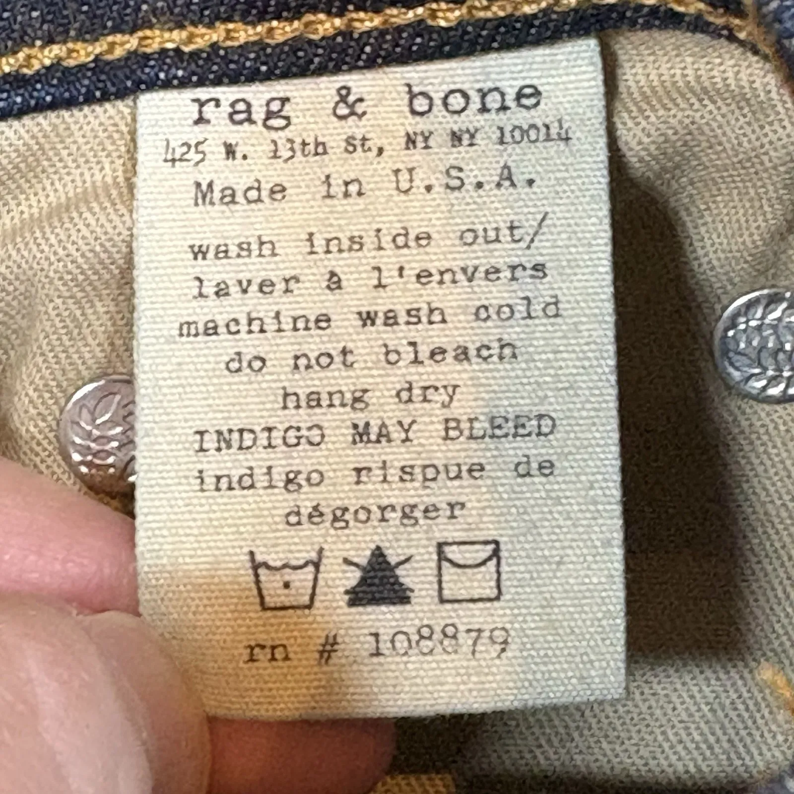 Rag & Bone Jeans Womens 26  Low Rise Ankle Skinny Medium Wash Denim USA - Image 7
