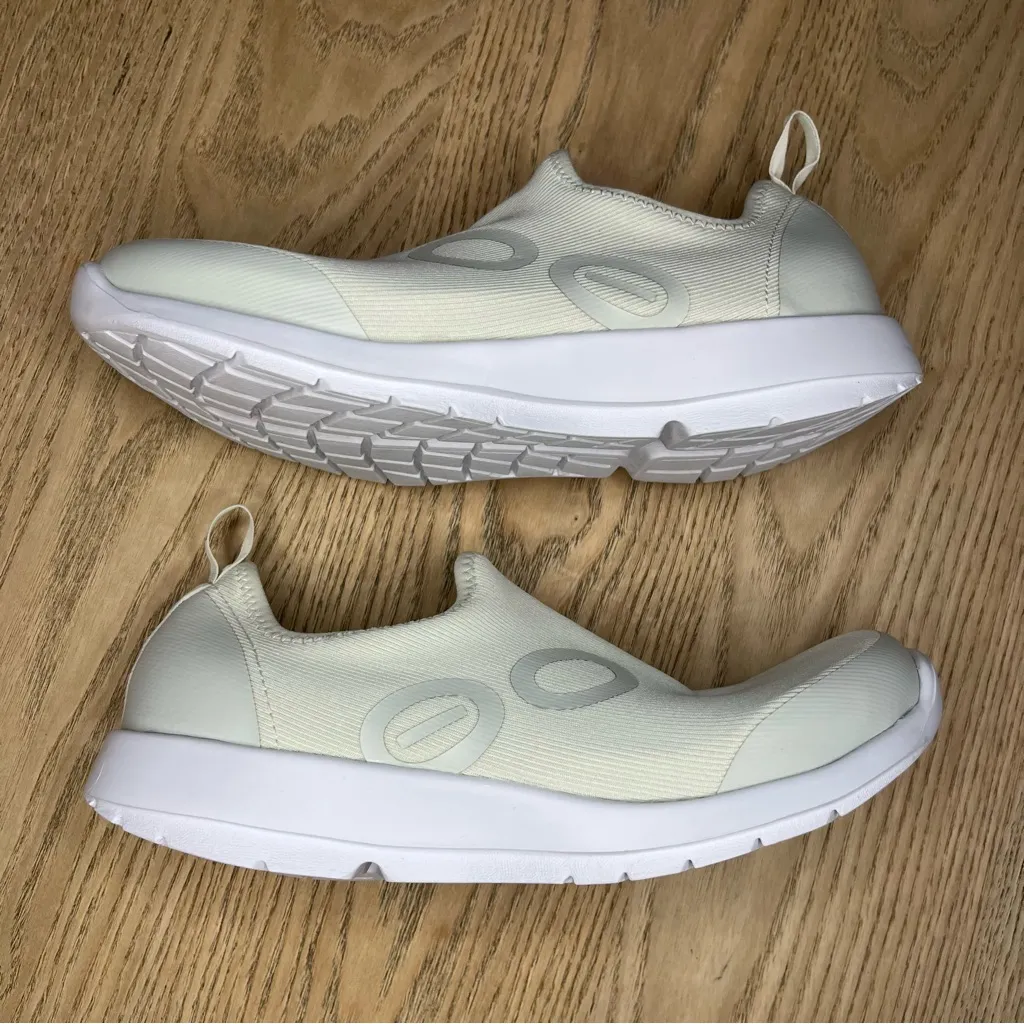 OOFOS OOmg Sport Women’s Slip On Sneakers Recovery Comfort Shoes Cream Size 8 - Image 7