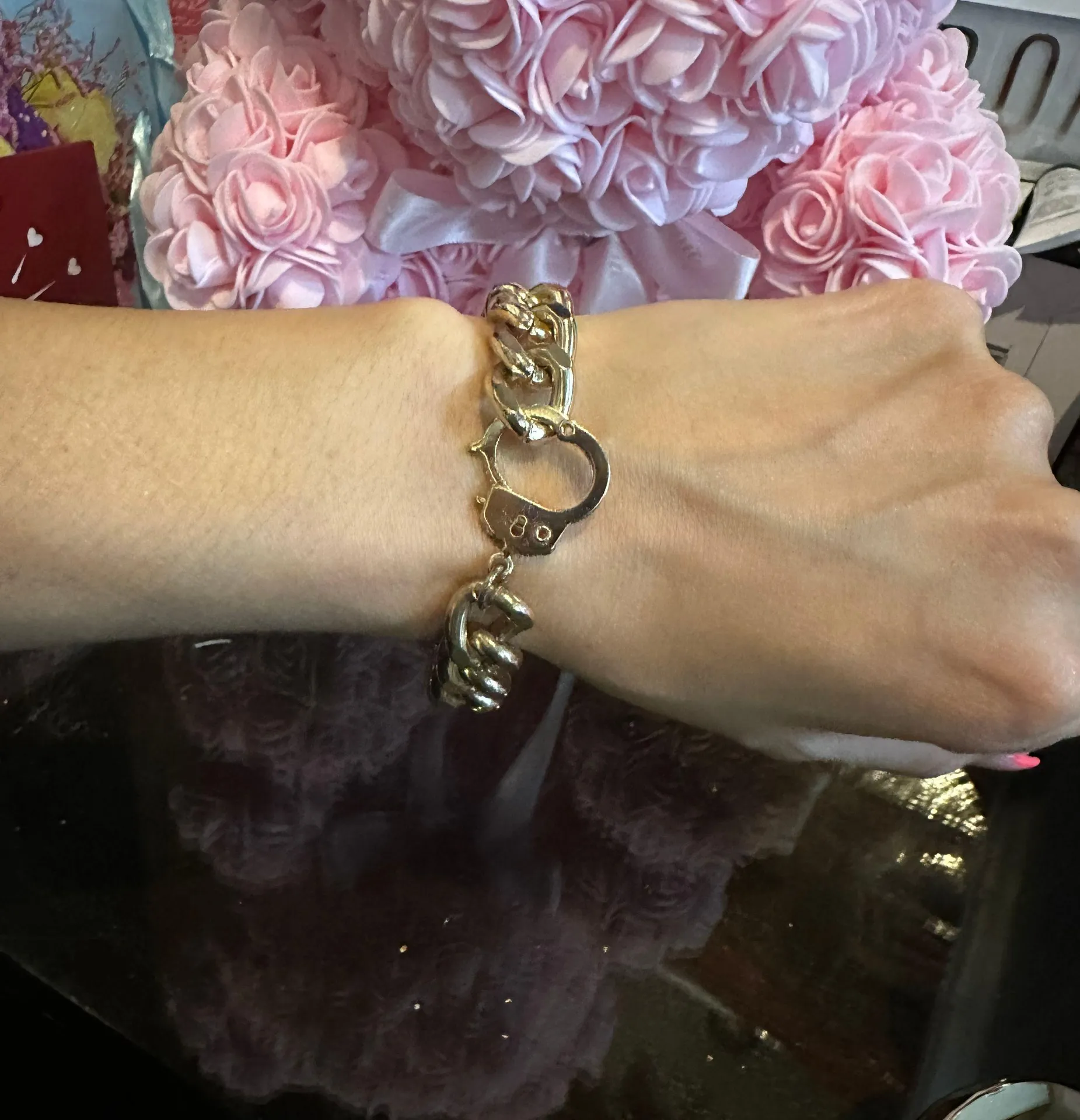 New gold, bracelet, gold plated - Image 2