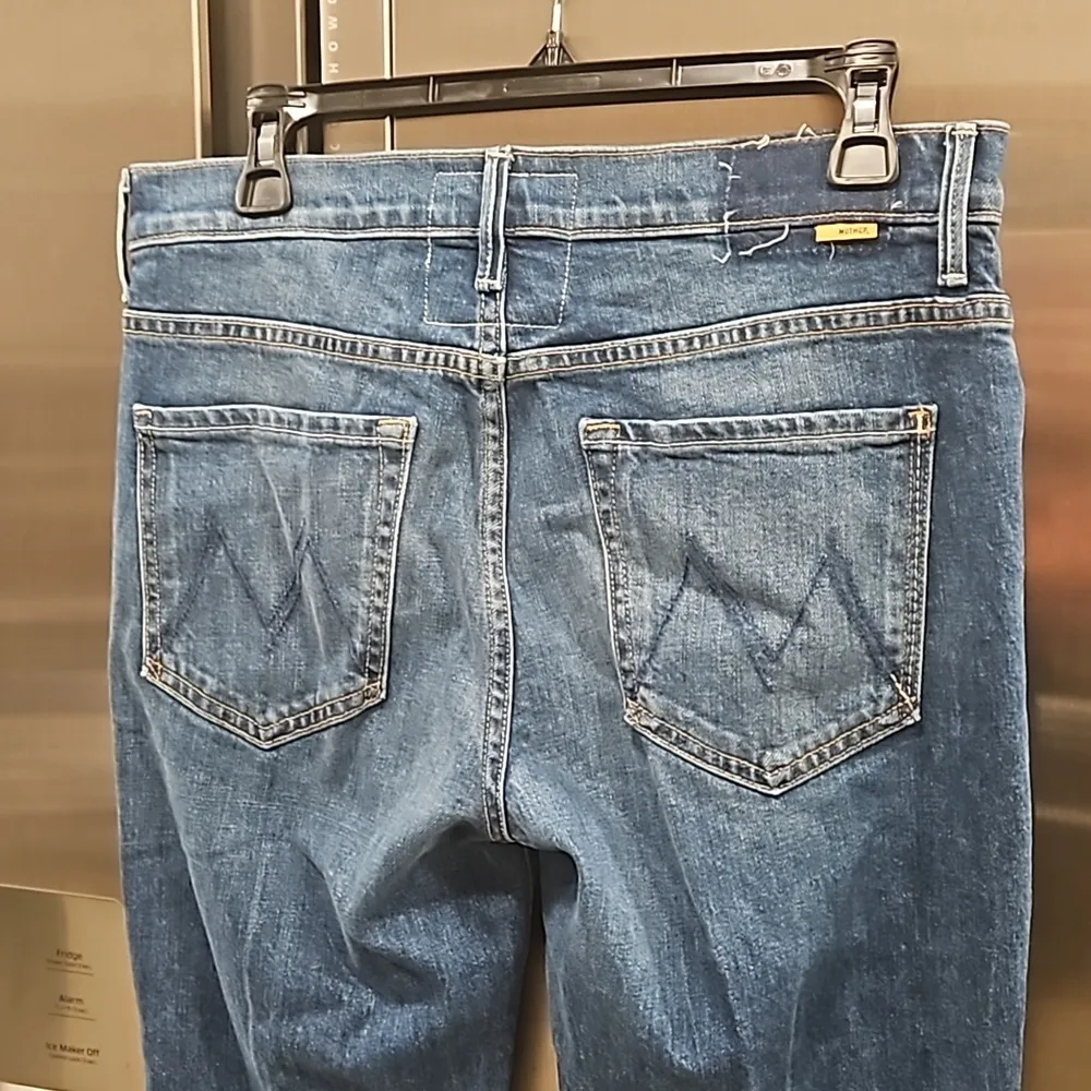 💕MOTHER SUPERIOR💕 The Weekender Flare Jeans ~ It's A Small World 30 NWOT Blue - Image 15