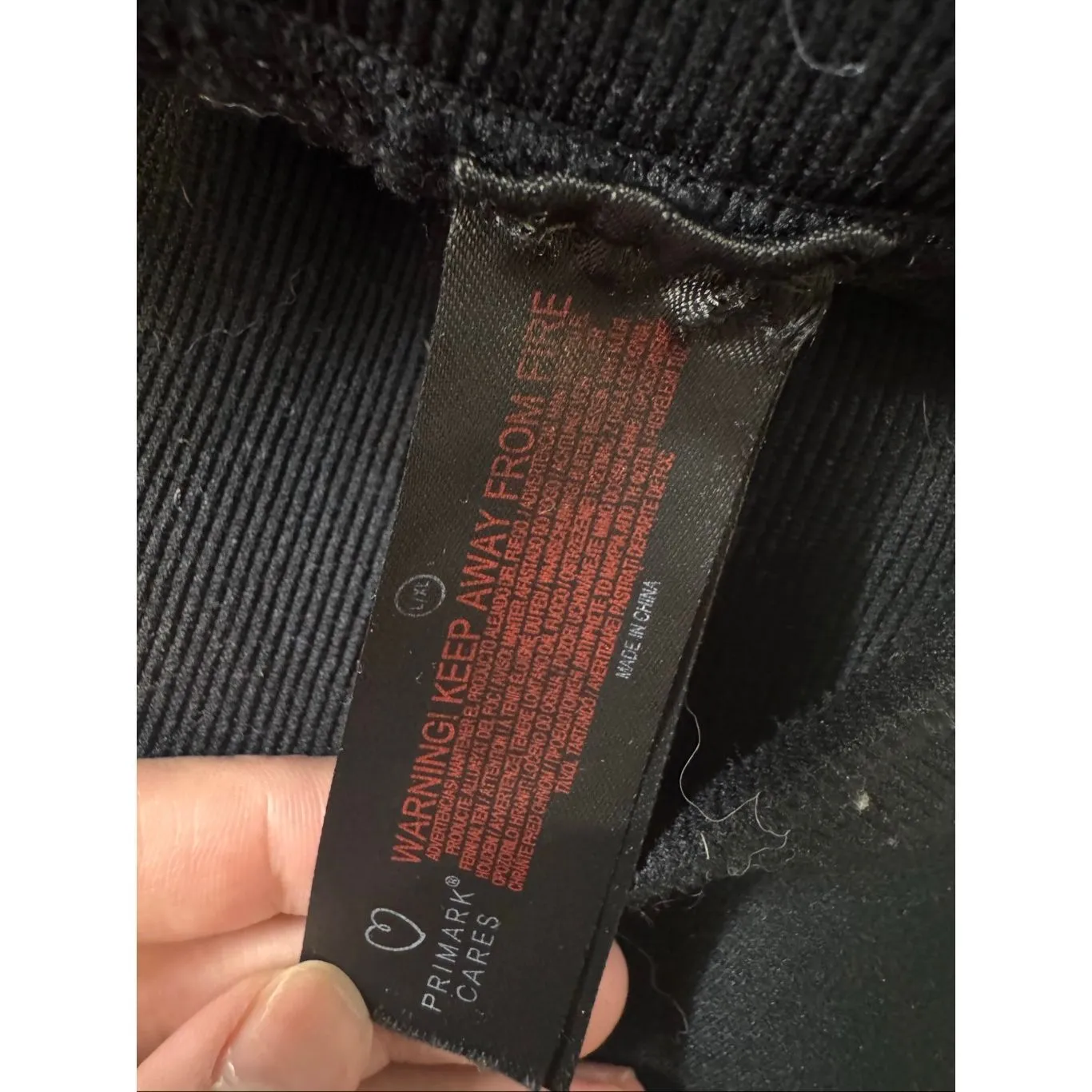 Women’s Black Fleece Lined Leggings Size L - Image 6