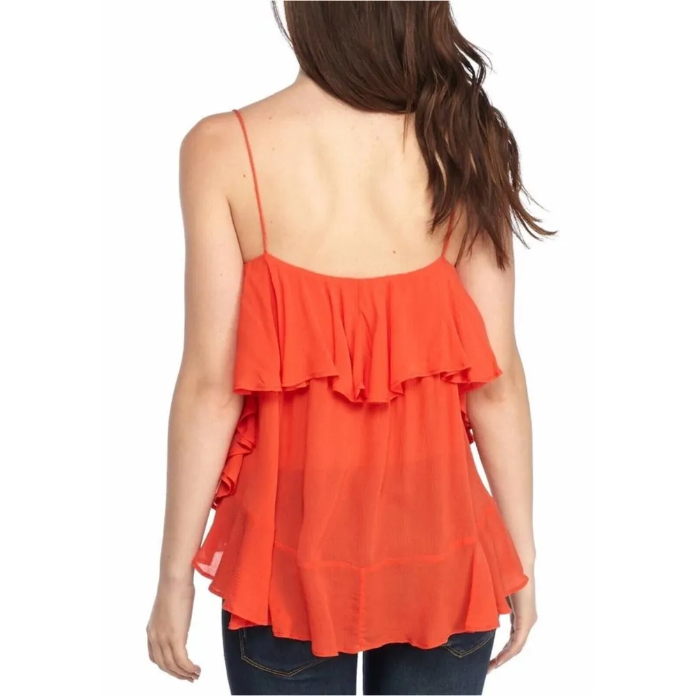 Free People Gauze Cascades Ruffle Cami - Image 2