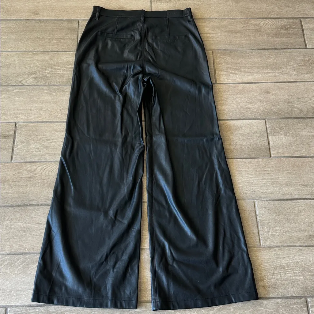 Pistola Lana Trouser Tailored High Rise Ultra Wide Leg in Slate Black Size: 31 - Image 9