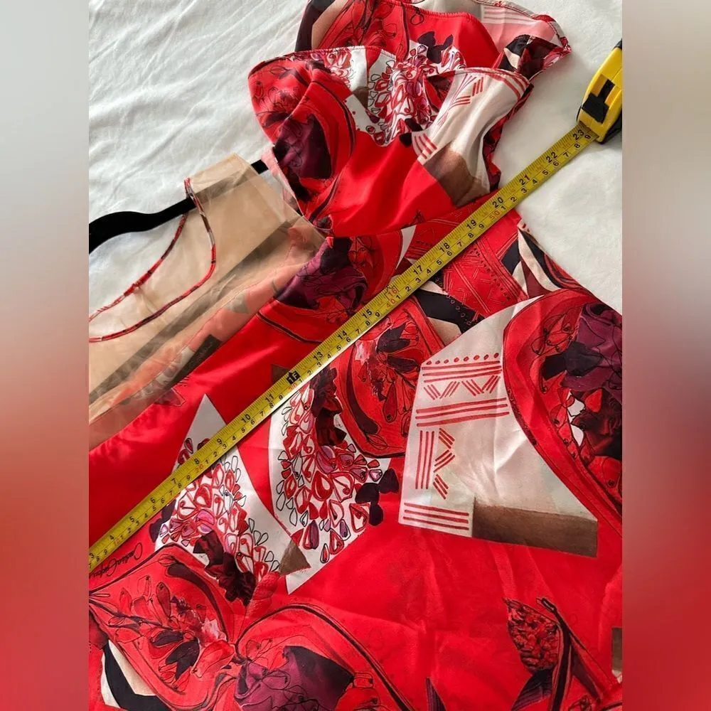 Carolina Estefan Red TERE SHIRT sz L Size L - Image 6