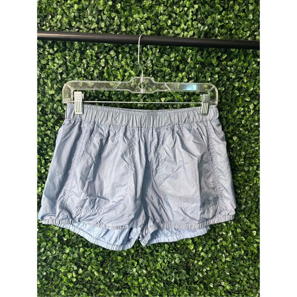 Free People Sunshine Bubble Blue Shorts Size Small - Image 3