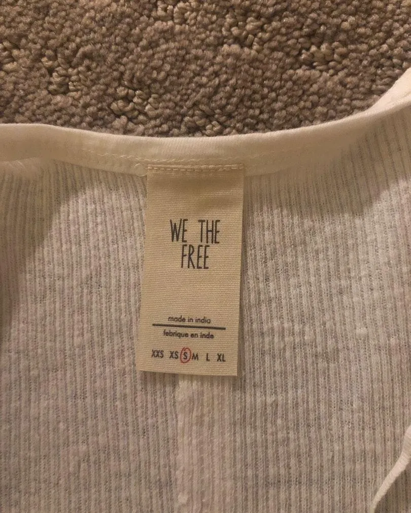 Free People Yellow & White Tiger Tank - Image 5