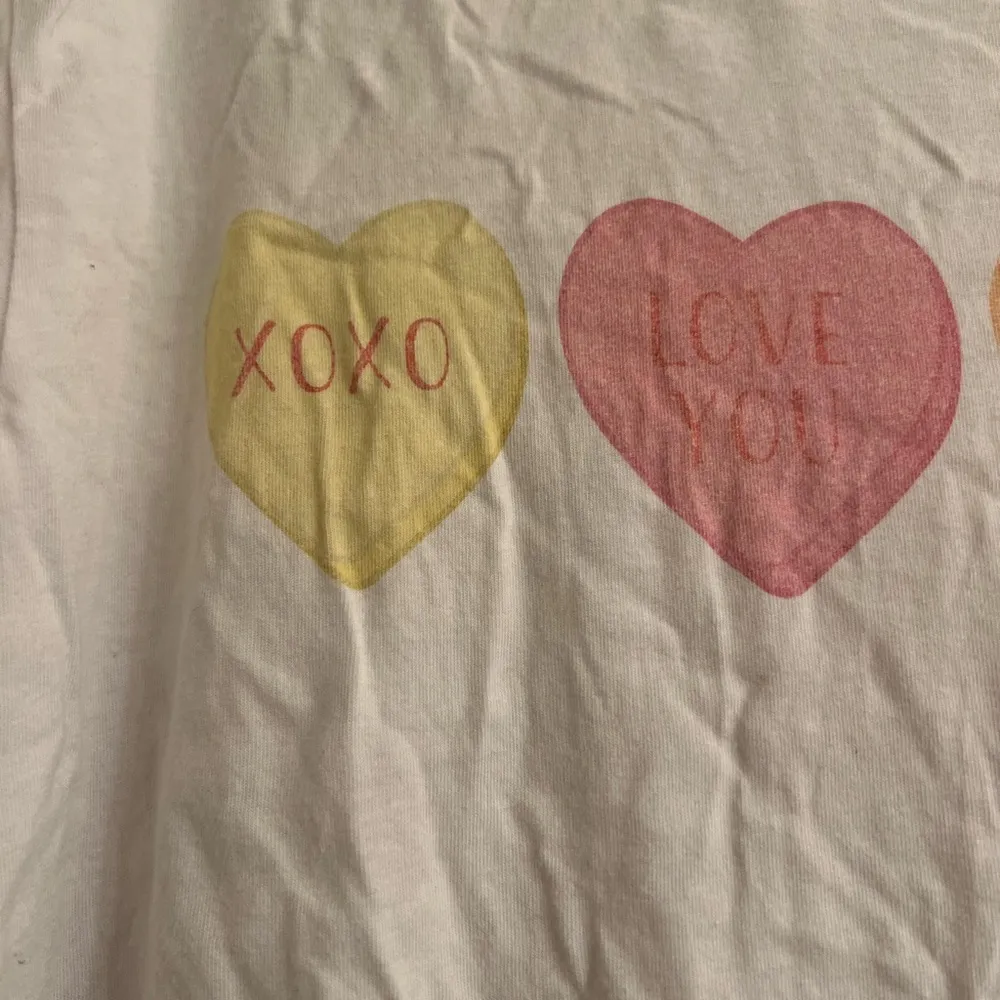 Chic Soul Sweet Feelings Valentines Conversation Hearts Vintage Tee - size XL - Image 4