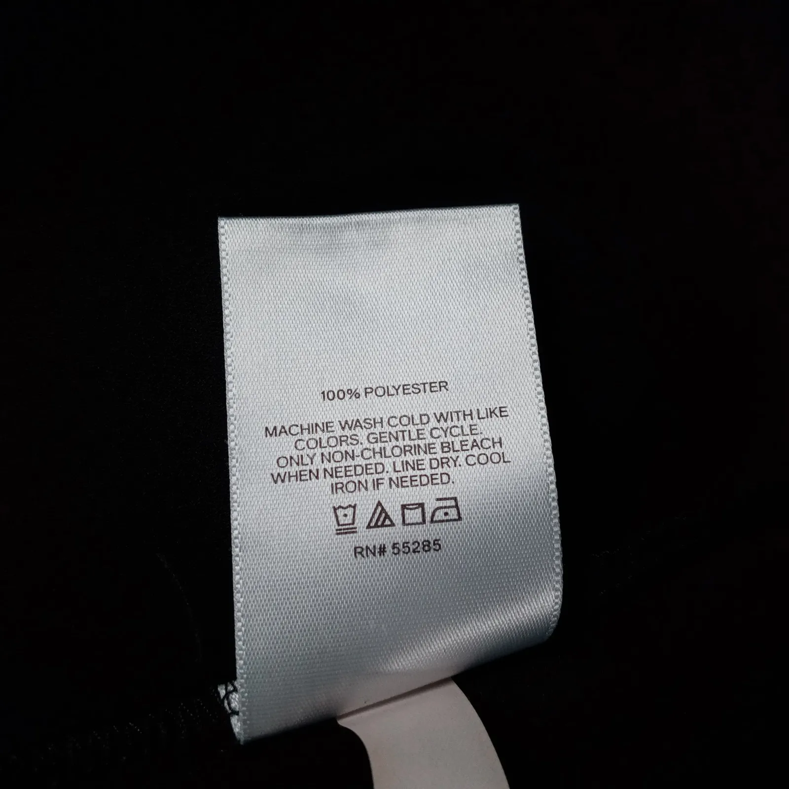 Express Black Ruffle Front Blouse Y2K Button Up Top Size S Office Goth‎ Chic - Image 6