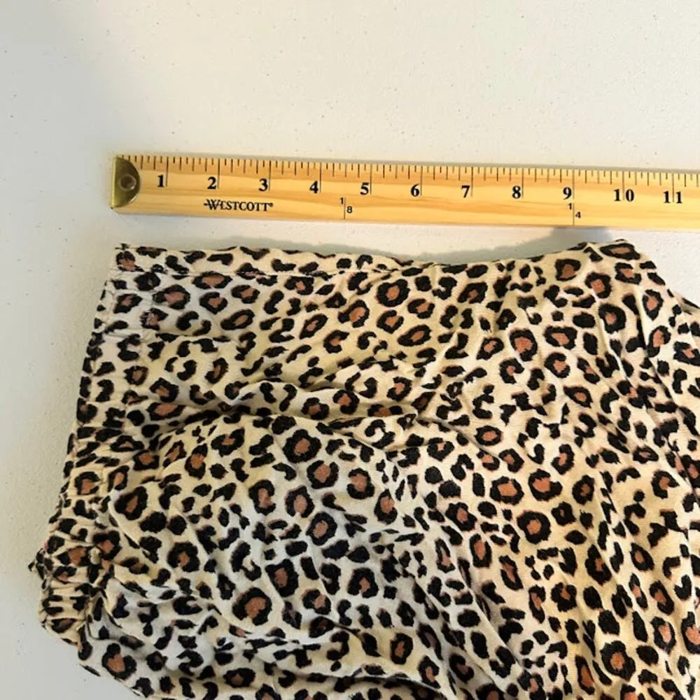 Betsey Johnson Intimates Leopard Print Pajama Pants Size S Pull On Loungewear‎ - Image 6
