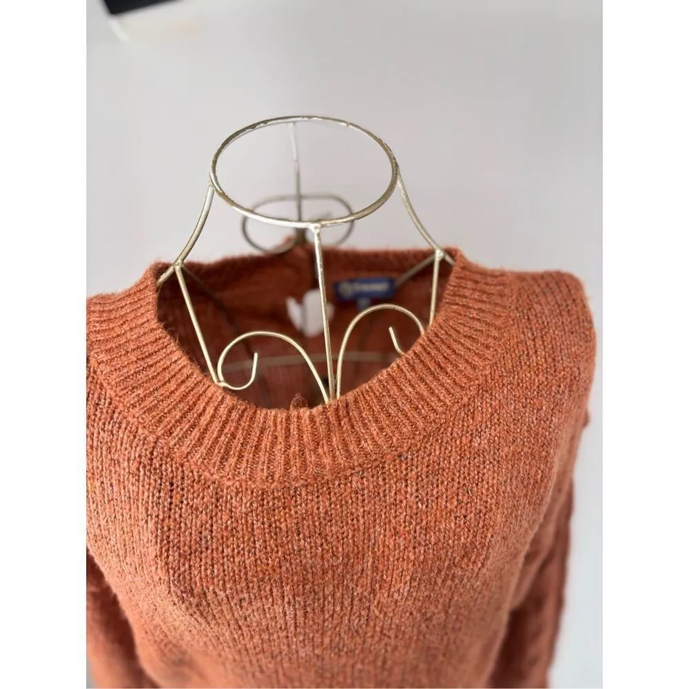 Democracy Women's  Orange Pull Over Sweater Size XS - Image 8