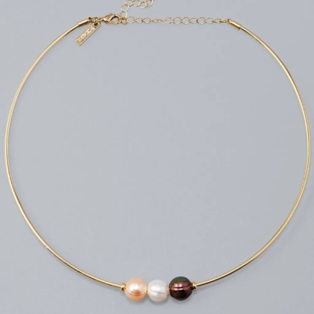 WHBM Freshwater Pearl Floating Necklace - Image 3