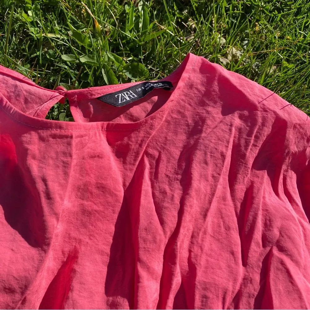 Zara | Hot Pink Belted Romper - Image 4