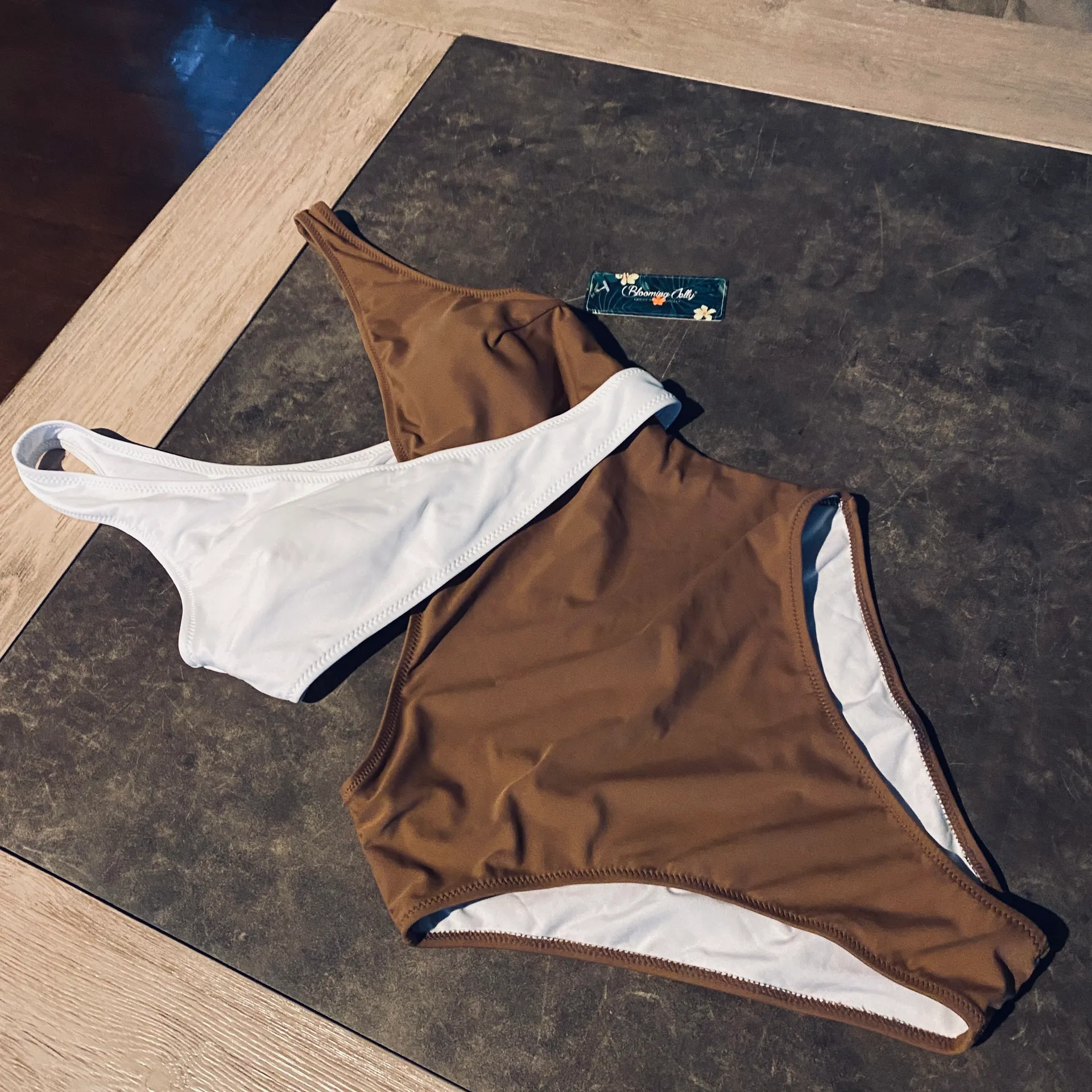 Womens One Piece Cutout Swimsuits Sexy Hig - Image 8