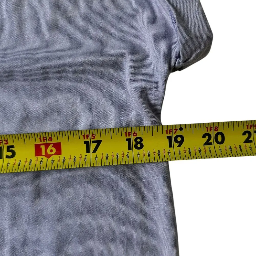 Banana Republic Purple V-Neck T-Shirt Women Basic Top Size Small | 50-43 - Image 6