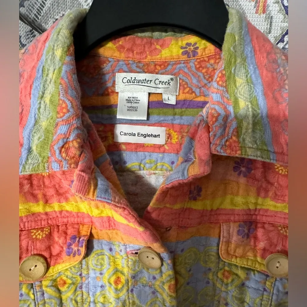 vintage quilted jacket - Image 3