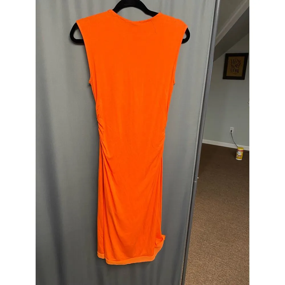 Kobi halperin Saylor Sheath Dress papaya NWT size S Orange - Image 7